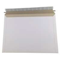 Rigid White Hot-Melt Peel Stiff Custom Cardboard Envelope