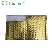 Golden Metallic bubble envelope with Aluminized foil bubble mailer for clothes packing